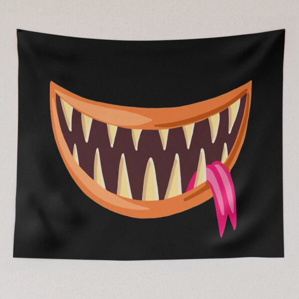 Item preview, Smiley Monster's Mouth and Sharp Teeth - Digital Illustration designed and sold by Borislav Shekerdzhiyski.