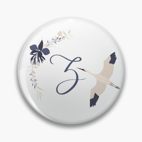 Item preview, Fleur Initial Z designed and sold by limeandcedar.
