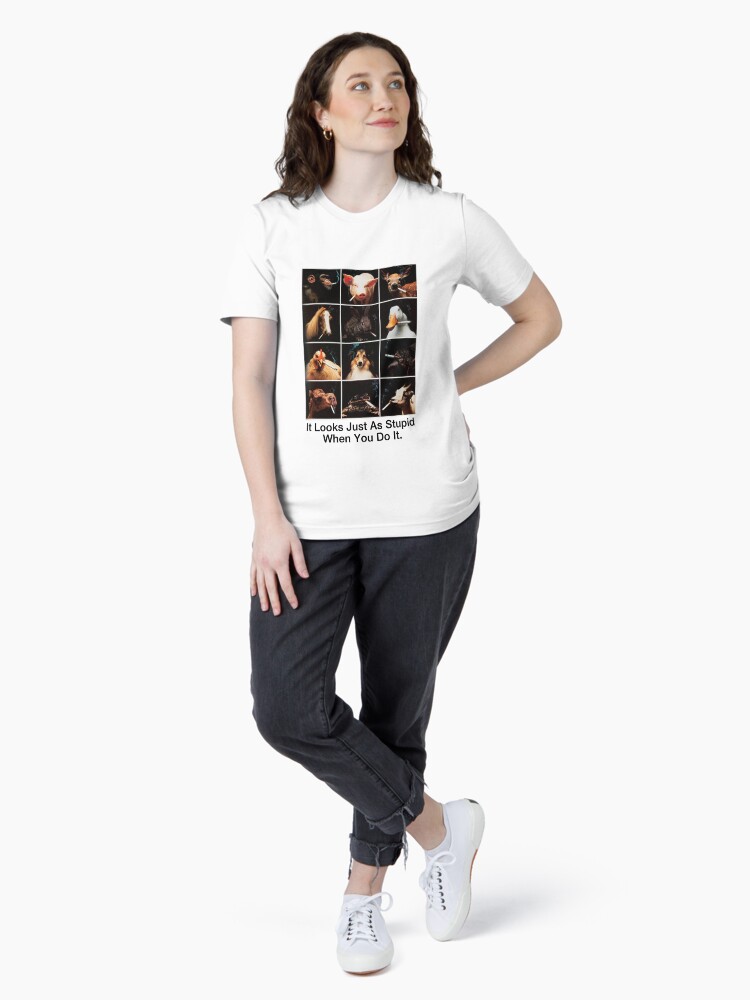 Thumbnail 4 of 7, Essential T-Shirt, Anti Smoking Animals designed and sold by dualogy.