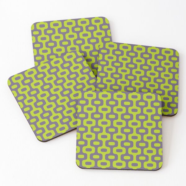 Item preview, Ipanema Green and Grape Pattern designed and sold by StupidHeadArt.