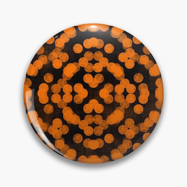 Aperçu de l'œuvre Conception de motif estampé symétrique noir et orange pour Halloween créée et vendue par digikim.