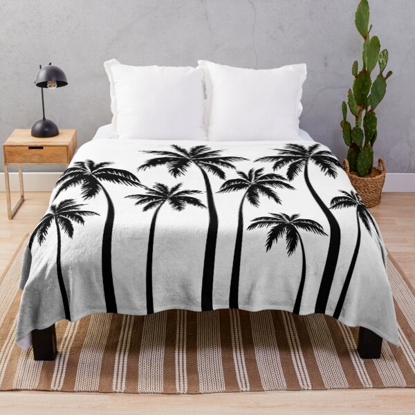 Item preview, Black and White Tropical Palm Trees designed and sold by Epitome Girl.