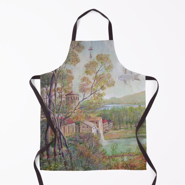Item preview, Landscape with water wheels designed and sold by fishtower.