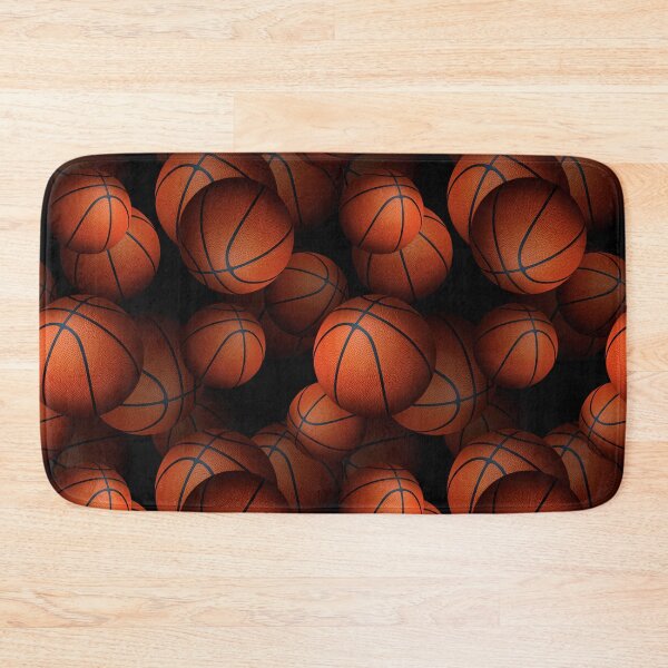 Item preview, 3D look basketballs pattern designed and sold by katzdzynes.