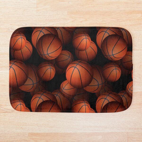 Item preview, 3D look basketballs pattern designed and sold by katzdzynes.