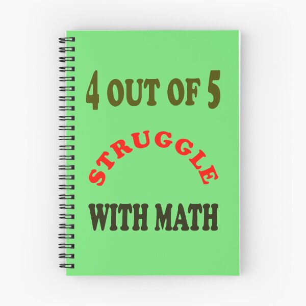 Item preview, 4 Out of 5 Struggle With Math designed and sold by AVOGATO KITTY KAT  CAT.