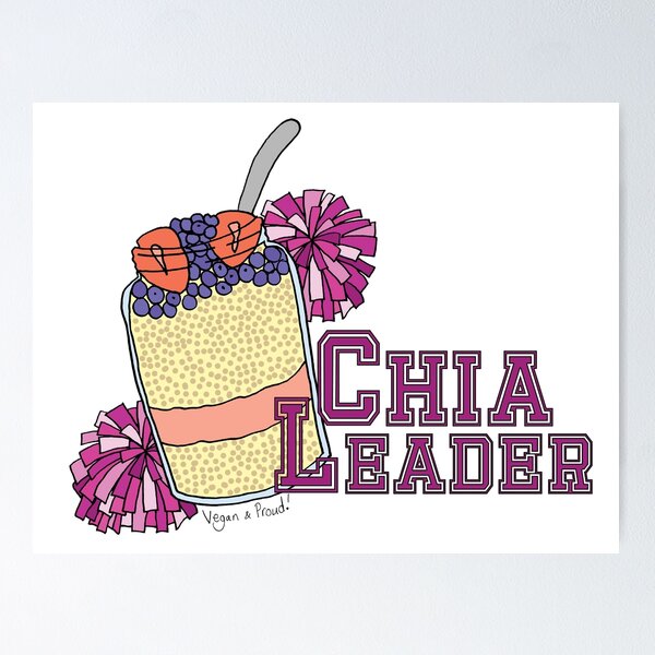 Item preview, Chia Leader (Vegan and Proud!) Design designed and sold by Finecitydesigns.