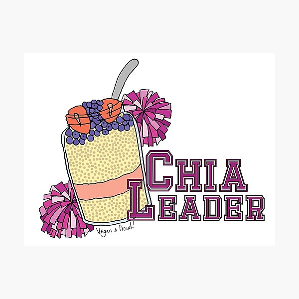 Item preview, Chia Leader (Vegan and Proud!) Design designed and sold by Finecitydesigns.