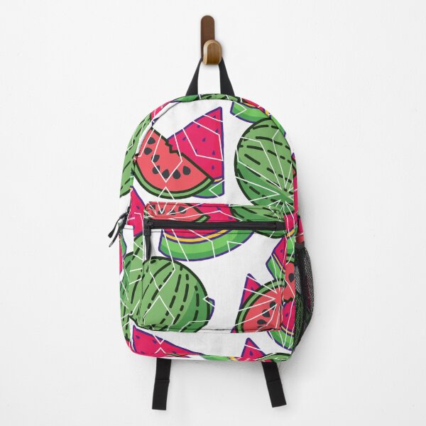 Item preview, Green watermelon summary fruit pattern designed and sold by nerobi.