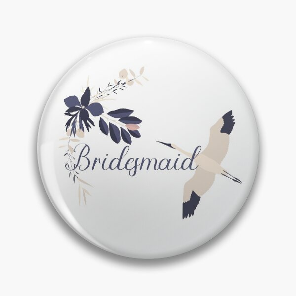 Item preview, Bridesmaid Bird Floral designed and sold by limeandcedar.