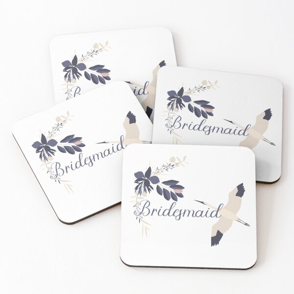 Item preview, Bridesmaid Bird Floral designed and sold by limeandcedar.