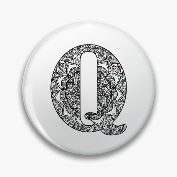 Item preview, Mandala Letter Q designed and sold by lizashev.