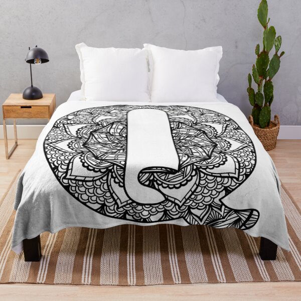 Item preview, Mandala Letter Q designed and sold by lizashev.