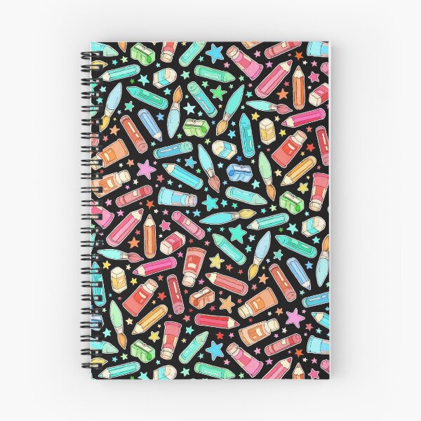 Item preview, Rainbow Stationary and Art Supplies - Black designed and sold by micklyn.