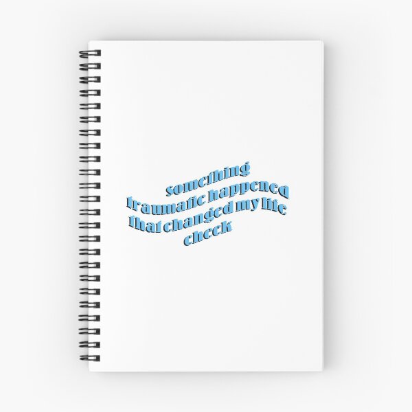 Item preview, Something Traumatic Happened that Changed My Life Check designed and sold by art-by-harmonie.