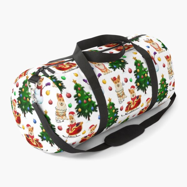 Item preview, Corgis Christmas Pattern White designed and sold by Corgiworld.