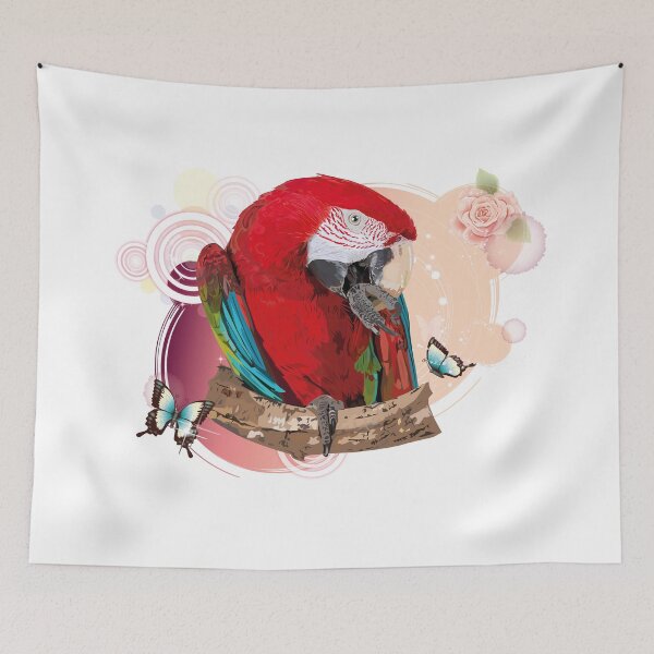 Item preview, green-winged macaw designed and sold by obscurite.