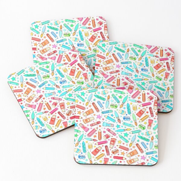 Item preview, Rainbow Stationary and Art Supplies - White designed and sold by micklyn.