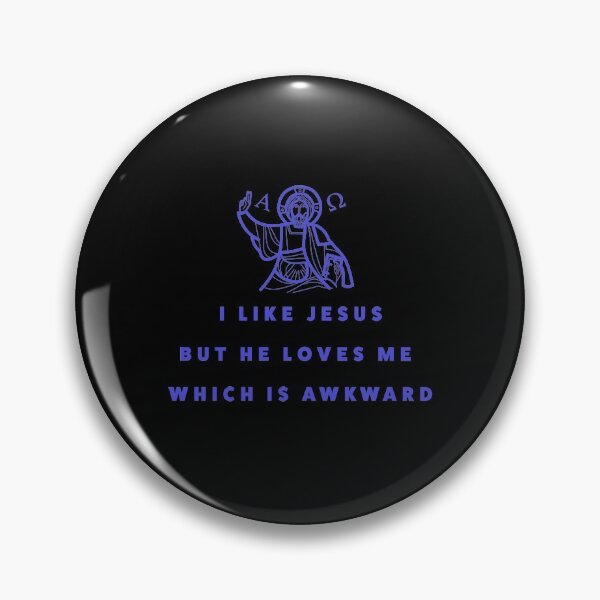 Item preview, I like Jesus.... but he loves me - atheism funny designed and sold by Jamiecsmith1986.