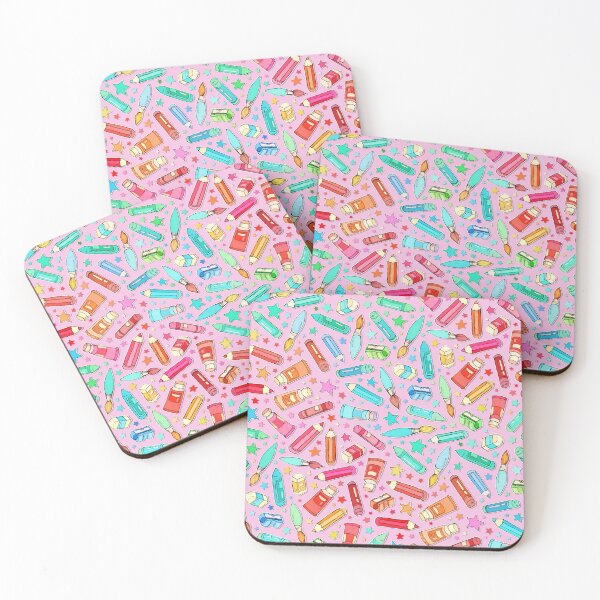 Item preview, Rainbow Stationary and Art Supplies - Pastel Pink designed and sold by micklyn.