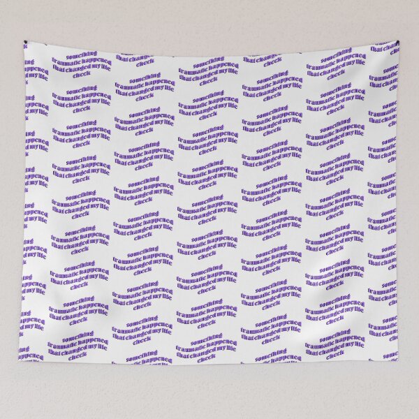 Item preview, Something Traumatic Happened that Changed My Life Check designed and sold by art-by-harmonie.