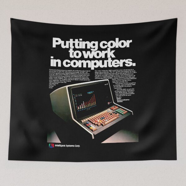 Item preview, INTECOLOR 3621 COMPUTER ADVERT (1979) designed and sold by ThrowbackAds.