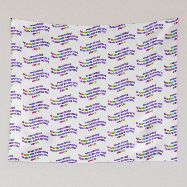 Item preview, Something Traumatic Happened that Changed My Life Check designed and sold by art-by-harmonie.