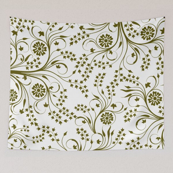 Item preview, Green Flowers designed and sold by Halalolo.
