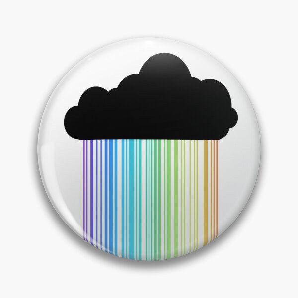 Item preview, Black cloud and rainbow rain cute designed and sold by Nishad4.
