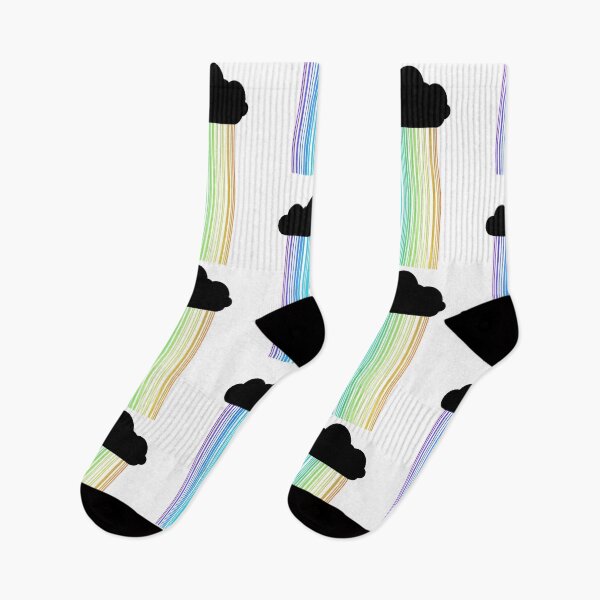 Item preview, Black cloud and rainbow rain cute designed and sold by Nishad4.