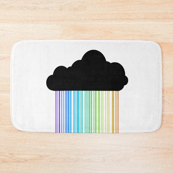 Item preview, Black cloud and rainbow rain cute designed and sold by Nishad4.