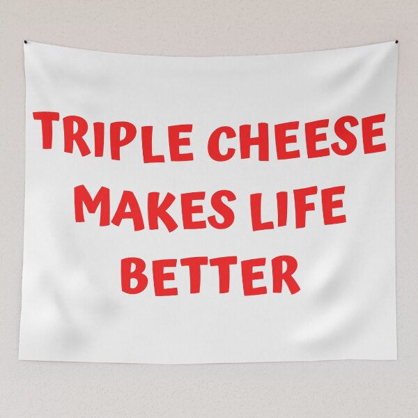 Item preview, Triple cheese makes life better designed and sold by Giulianah.