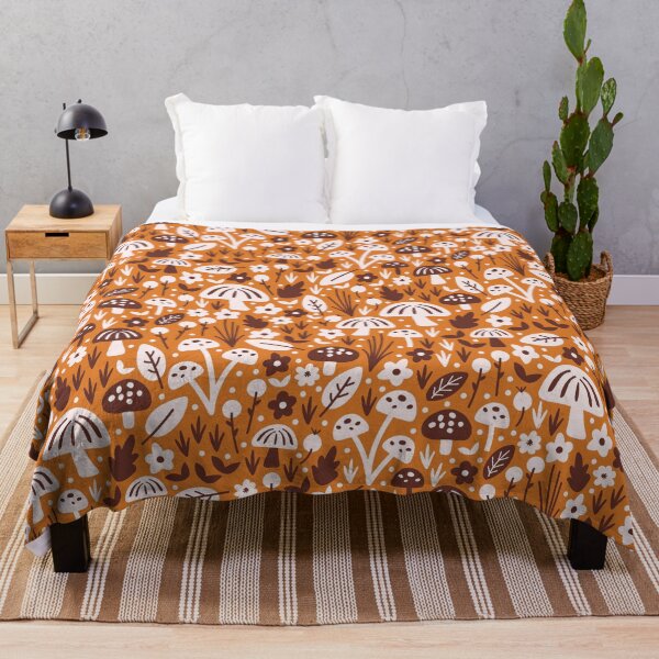 Item preview, Mushrooms Orange designed and sold by Allison Romero Design.