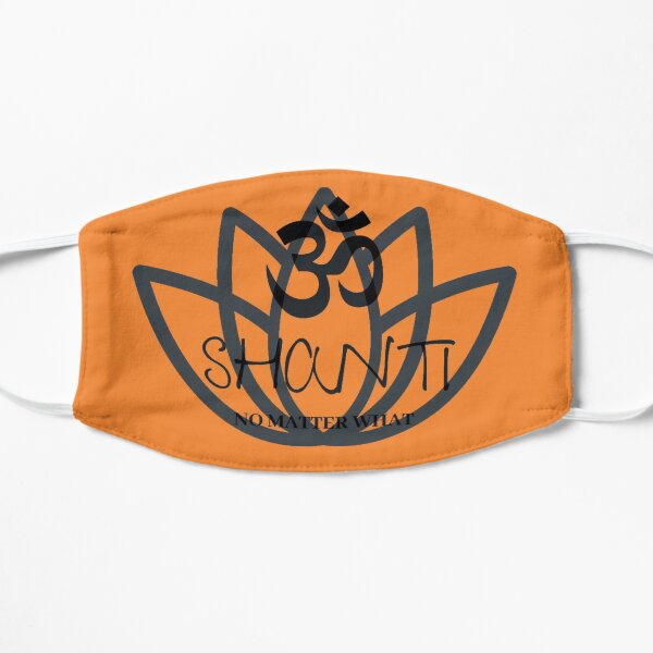 Namaste Om Shanti Face Masks Redbubble