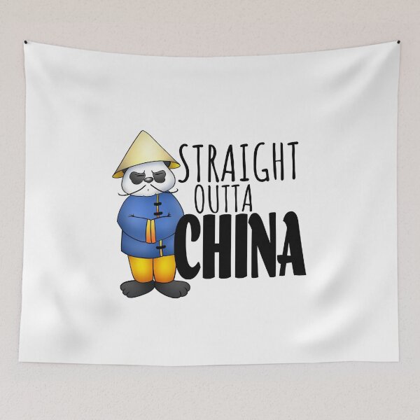 Item preview, Straight Outta China - Funny Panda designed and sold by BandOfThePand.