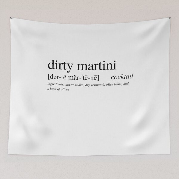 Item preview, Dirty Martini cocktail designed and sold by ALushLifeManual.