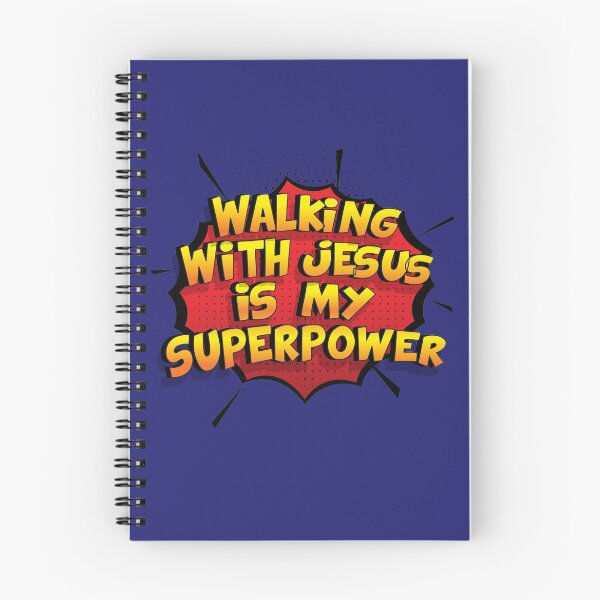 Item preview, Walking with Jesus is my Superpower Funny Design Walking with Jesus Gift designed and sold by Custom365.