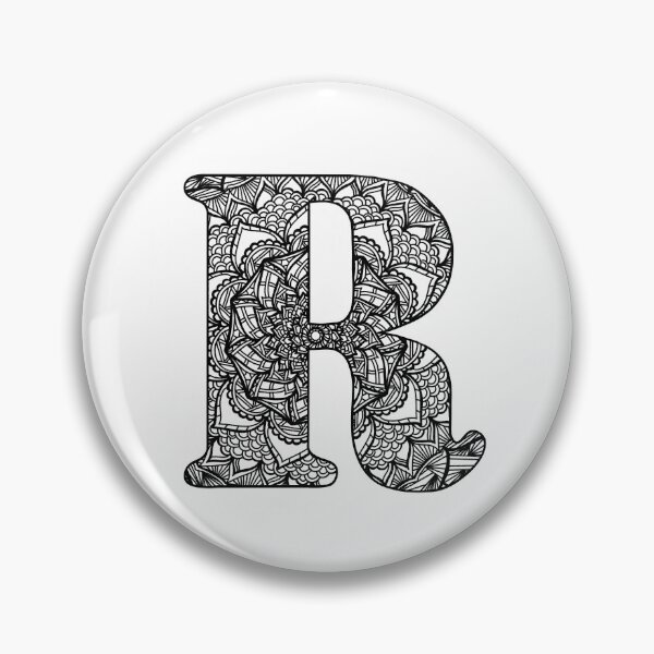 Item preview, Mandala Letter R designed and sold by lizashev.