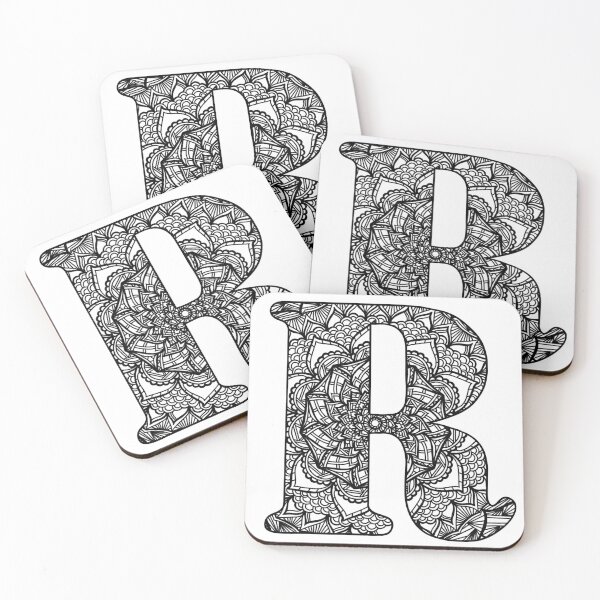 Item preview, Mandala Letter R designed and sold by lizashev.