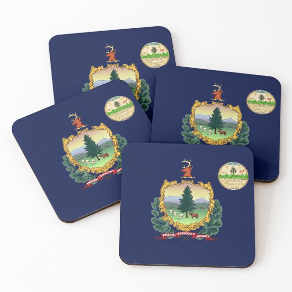 Item preview, Vermont flag and Seal designed and sold by Pegasus00.