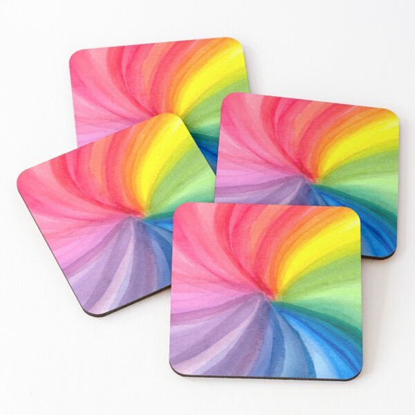 Item preview, Hypnotic Rainbow (abstract watercolor) designed and sold by Alane Fideler.