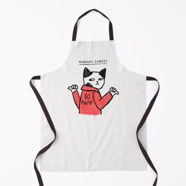 Item preview, Funny Nobody Cares Cat designed and sold by RachelWills.
