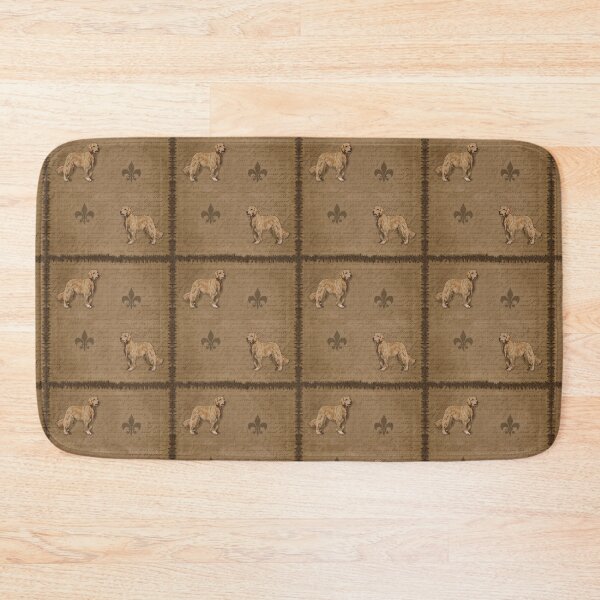 Item preview, Golden retriever dogs on calligraphy designed and sold by AnnaB264.