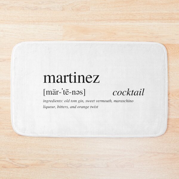 Item preview, Martinez cocktail designed and sold by ALushLifeManual.