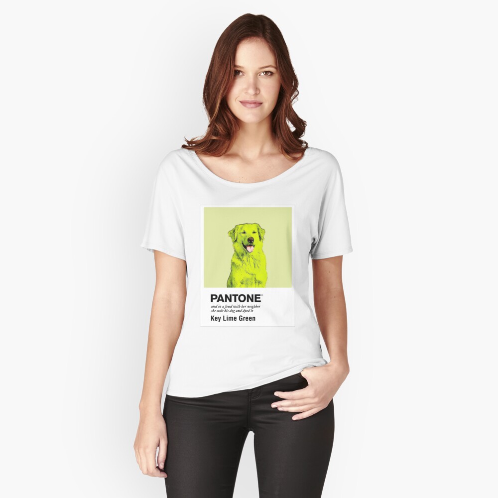 Neon Green Dog Lime Graphic T-Shirt Dress | Redbubble