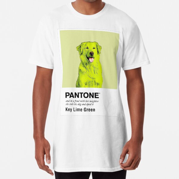 Neon Green Dog Lime Graphic T-Shirt Dress | Redbubble