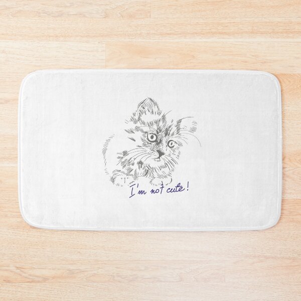 Item preview, A kitten, I am not so cute designed and sold by korasi.