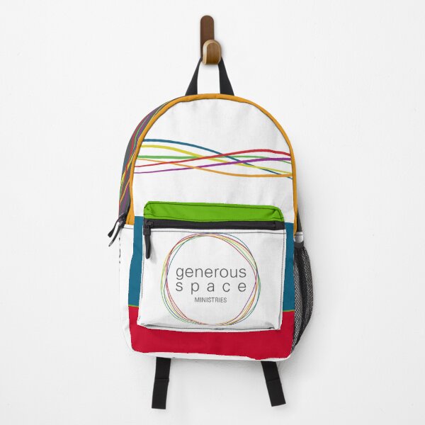 Item preview, GS - Backpack white (colours) designed and sold by generousspace.
