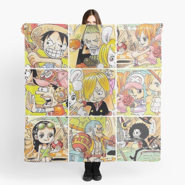 Luffy Scarves Redbubble - the straw hat pirates crew roblox straw hat pirates logo