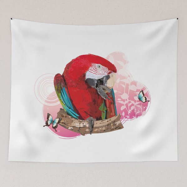 Item preview, green-winged macaw designed and sold by obscurite.